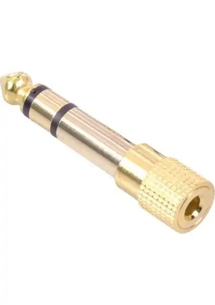 Alfais 4458 6.3 mm Erkek Jack to 3.5 mm Dişi Çevirici Adaptör Özellikleri ve Kullanım Alanları