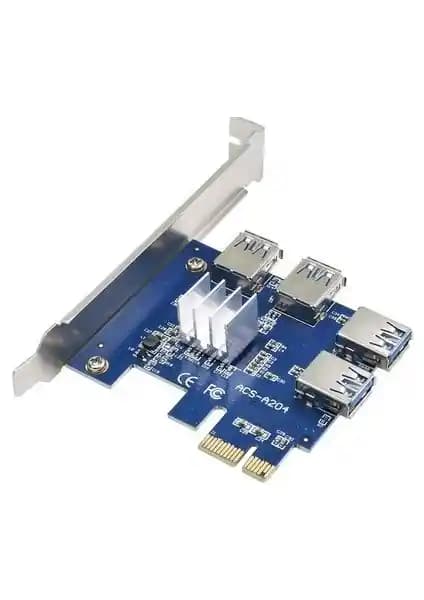 Alfais 4471 PCI-E 1x to 4 USB 3.0 Ekran Kartı Riser Çoklayıcı İnceleme ve Kullanım Özellikleri