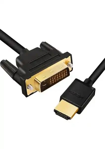 Alfais 4633 HDMI to DVI 24+1 Çevirici, Yüksek Kalite ve Dayanıklılık Sunan 3 Metrelik Kablo