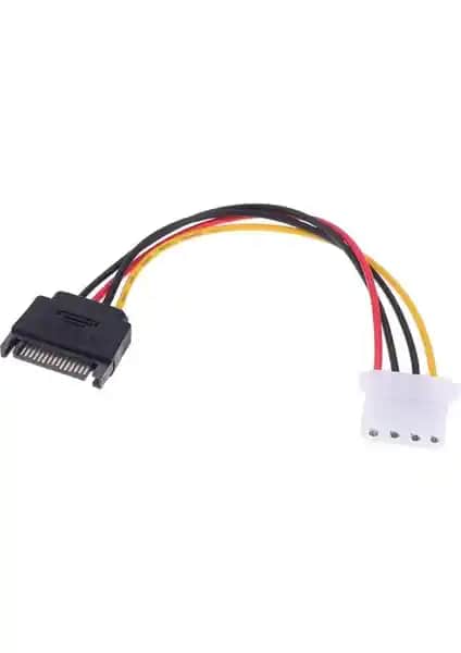 Alfais 4843 SATA Kasa HDD Dişi Erkek 4 Pin Molex Güç Kablosu Teknik Özellikler ve Kullanım Alanları