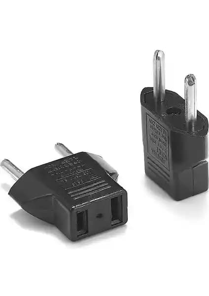 Amerikan Türkiye Priz Çevirici Adaptör Seyahatlerde Pratik Kullanım İçin Uygun