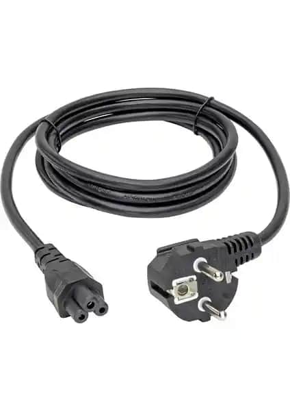 Aogo 3 Metre Notebook Güç Kablosu Güvenilir ve Dayanıklı Taşınabilir Çözüm