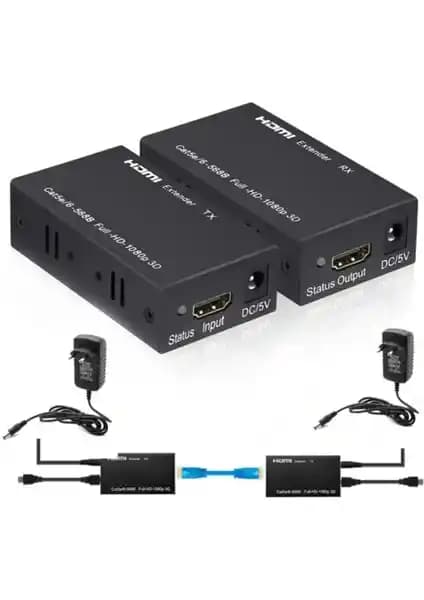 Apronx APX-60M HDMI Extender 60 Metre Uzunlukta 1080P ve 3D Destekli Yüksek Kalite Görüntü Aktarımı