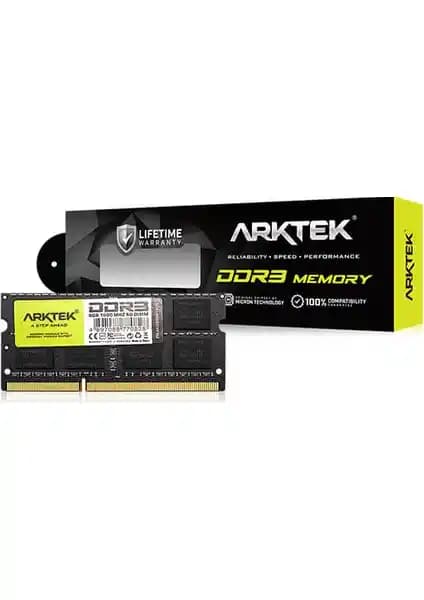 Arktek DDR3 8GB 1600MHz Notebook RAM ile Yüksek Performans ve Güvenilirlik Sağlayan Çözüm