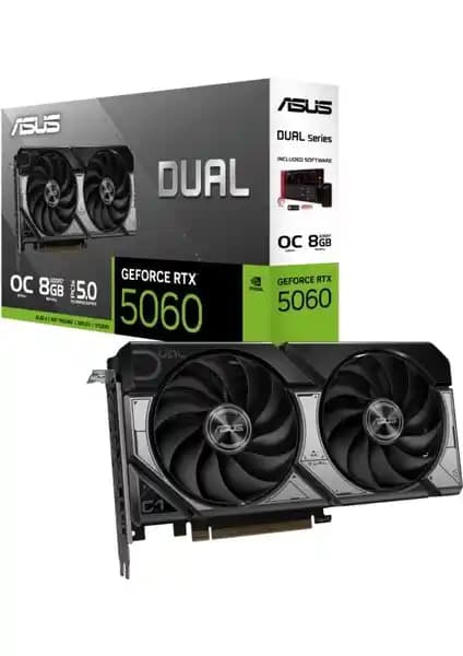 Asus Dual RTX 5060 O8G Ekran Kartı Yüksek Performans ve Güç Teknolojileri Özellikleri