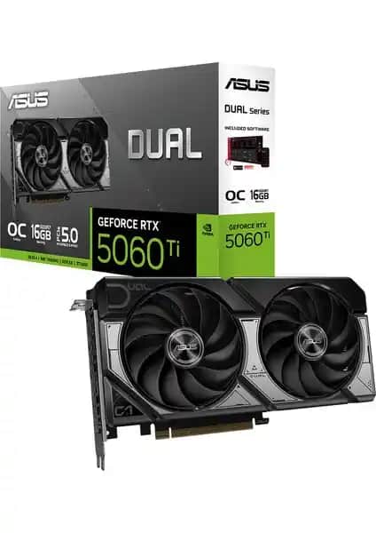 Asus Dual RTX 5060 Ti Grafik Kartı Yüksek Performans ve Gelişmiş Teknolojilerle Donatılmış