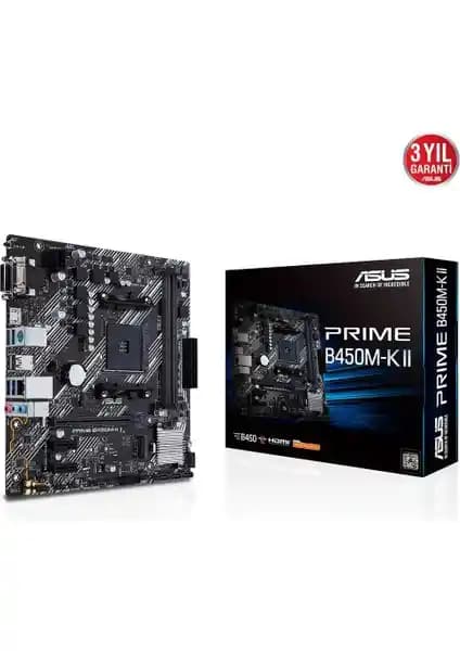 ASUS Prime B450M-K II Anakart İncelemesi: Performans, Özellikler ve Kullanıcı Yorumları