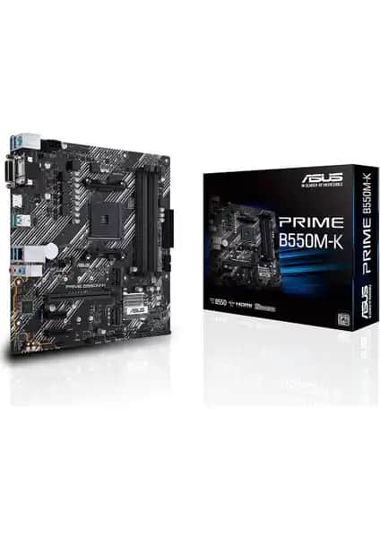 ASUS Prime B550M-K DDR4 4600MHz Anakartı: Yüksek Performans ve Güvenilirlik Sunar