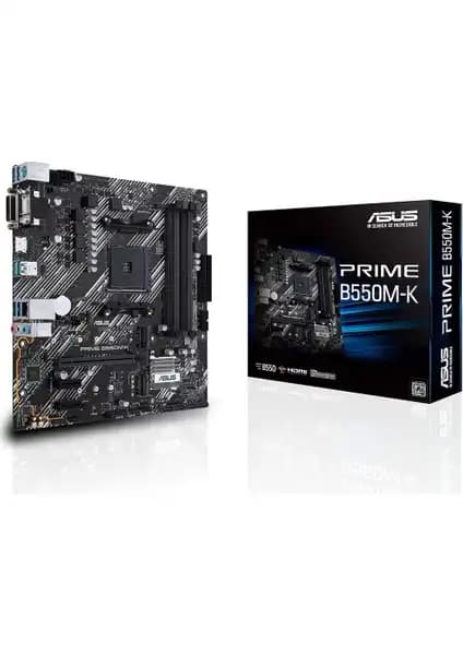 ASUS Prime B550M-K DDR4 4600MHz Anakartı: Yüksek Performans ve Güvenilirlik Sunar
