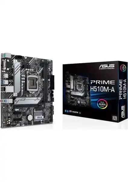 ASUS Prime H510M-A Anakart: Güçlü, Çok Yönlü ve Estetik Tasarımıyla Güncel Sistemler İçin