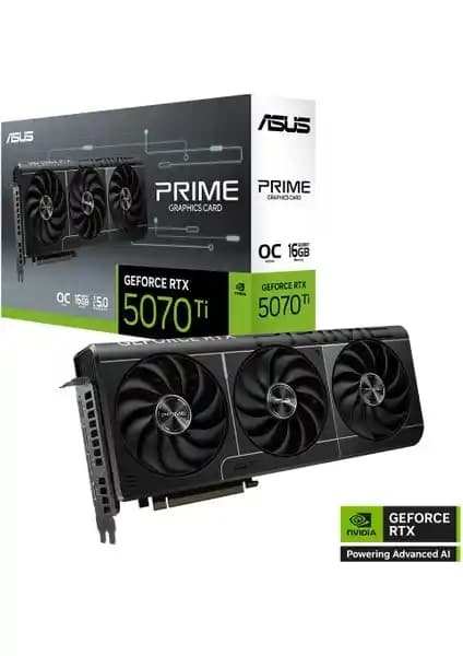 ASUS PRIME RTX 5070 Ti Ekran Kartı: Yüksek Performans ve Yenilikçi Tasarım Özellikleri