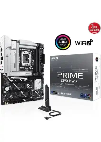 ASUS PRIME Z890-P WIFI DDR5 Anakartı: Yüksek Performans ve Güvenilirlik Sunan Modern Anakart