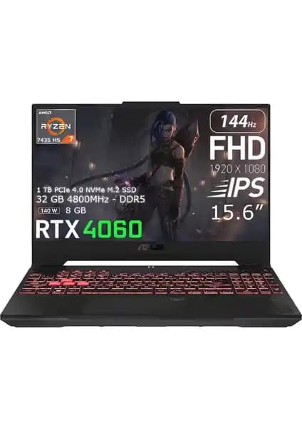 Asus Tuf Gaming A15 FA507NOR-LP110: Yüksek Performanslı Oyun ve Çok Amaçlı Dizüstü Bilgisayar