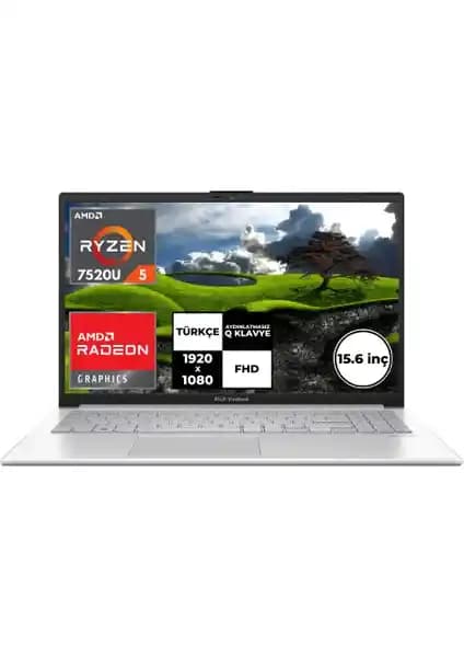 Asus VivoBook Go 15 E1504FA-NJ115: Hafif ve Şık Tasarımıyla Günlük Kullanım için Uygun Dizüstü Bilgisayar