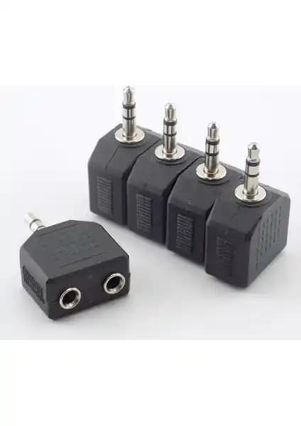 Ata Elektronik 5 Adet Aux Ses Kablo Çoklayıcı Jakı Çoklu Ses Bağlantı Çözümü