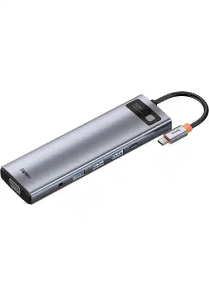Baseus Gleam Serisi 11'İn 1 Type-C Hub Çok Fonksiyonlu Dijital Bağlantı Merkezi