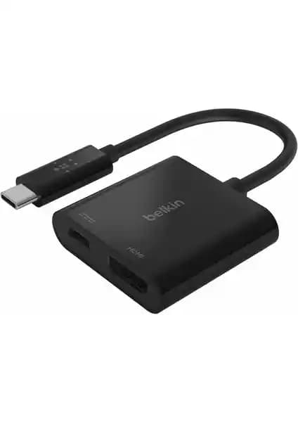 Belkin USB-C Şarj ve HDMI Çoğaltıcı ile Çok Yönlü Bağlantı Çözümü ve Yüksek Performans