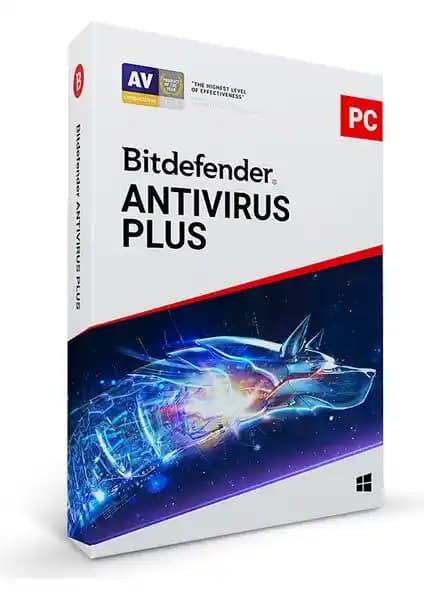 Bitdefender Antivirus Plus 1 Kullanıcı 1 Yıl Güçlü ve Güvenilir Siber Güvenlik Koruması