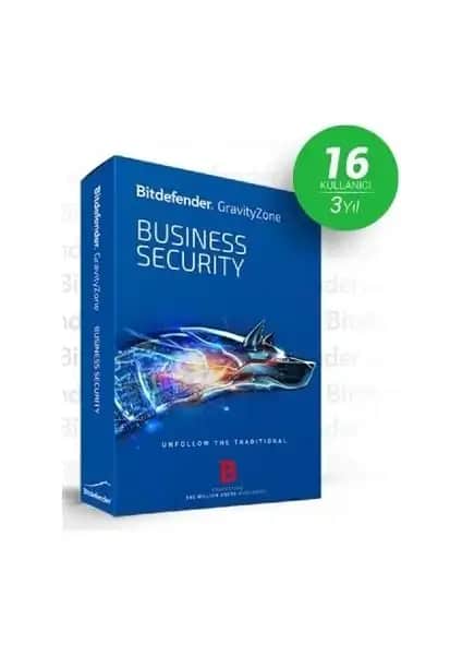 Bitdefender GravityZone 16 Kullanıcı 3 Yıl İşletme Güvenliği Çözümü Güçlü ve Kullanıcı Dostu
