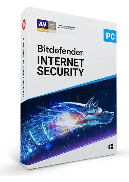Bitdefender Internet Security 1 Kullanıcı 1 Yıl Güçlü ve Güvenilir Dijital Koruma Çözümü