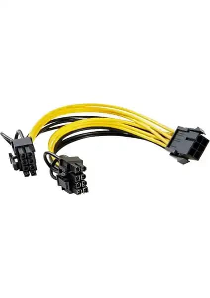Boblov PCI Express 6-Pin to 2x6 + 2-Pin Güç Kablosu ile Grafik Kartı Güç Bağlantınızı Optimize Edin