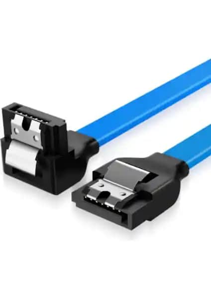 Boblov Sata 3.0 Kilitli Data Kablo 90 Derece Bağlantı için Yüksek Performanslı