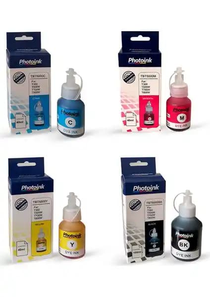 Brother Bt 6000 Uyumlu Photoink Mürekkep Seti: Ekonomik ve Yüksek Kalite Baskı Çözümü