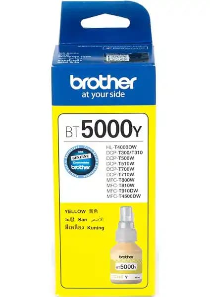 Brother BT5000Y Sarı Mürekkep Kartuşu Yüksek Kaliteli Renkli Baskı Çözümü