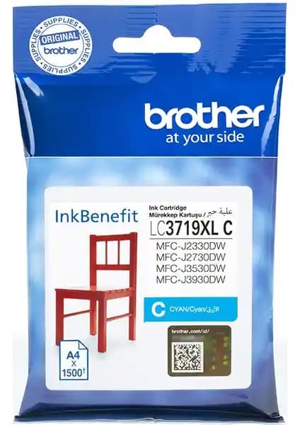 Brother LC3719XLC Mavi Mürekkep Kartuşu Yüksek Kapasite ve Güvenilirlik Özellikleri
