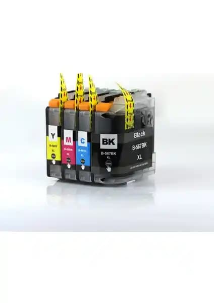 Brother MFC J3720 Uyumlu 4 Renk Muadil Kartuş Seti Ekonomik ve Yüksek Kalite Baskı Çözümü