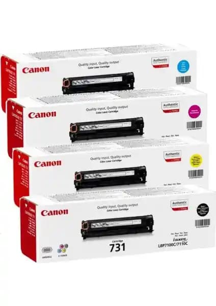 Canon CRG-731 Toner Seti: Yüksek Kalite ve Güvenilir Uyumluluk ile Ofis Baskı Çözümleri