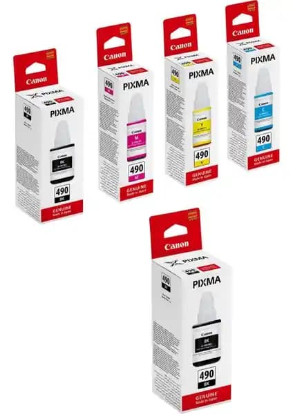 Canon GI-490 G2400 Mürekkep Takımı: Yüksek Kalite ve Güvenilirlik Sunan Ekonomik Çözüm