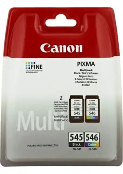 Canon PG545+546 Mürekkep Kartuş Seti: Yüksek Kalite ve Güvenilirlik İçin Uygun Seçenek