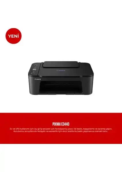 Canon Pixma E3640 Wi-Fi Çok Fonksiyonlu Yazıcı Ev ve Ofis Kullanımı İçin Uygun