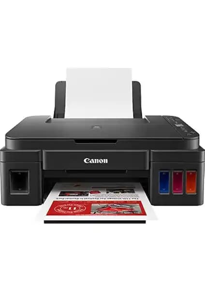 Canon Pixma G3410 Çok Fonksiyonlu Tanklı Yazıcı ile Yüksek Kaliteli Baskı ve Çok Yönlülük