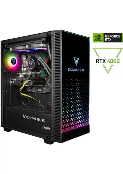 Casper Excalibur E65H.147F-DFB0X-0RD: Güçlü ve Yüksek Performanslı Masaüstü Bilgisayar