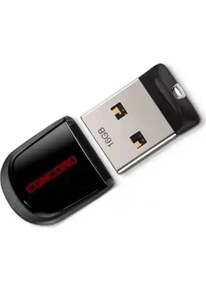 Concord 16GB Cruzer Fit Mini USB Bellek: Hafif ve Dayanıklı Taşınabilir Depolama Çözümü