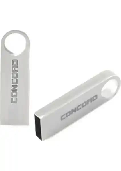 Concord 64 GB Metal Anahtarlıklı USB Flash Bellek Günlük Kullanım ve Taşınabilirlik İçin