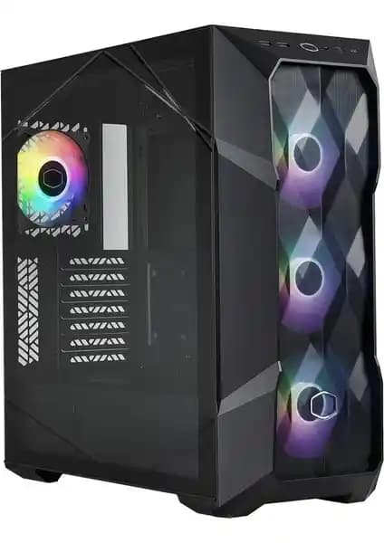 Cooler Master MasterBox TD500 V2 Siyah ARGB USB 3.2 ile Güçlü ve Şık Orta Boy Kasa