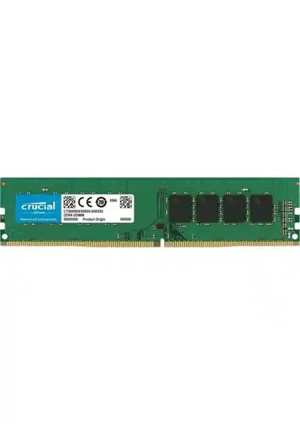 Crucial 8GB 2666MHz DDR4 UDIMM RAM Yüksek Performans ve Güvenilirlik Sağlar