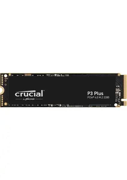 Crucial P3 Plus 500GB NVMe Gen4 SSD ile yüksek performans ve güvenilirlik sağlama