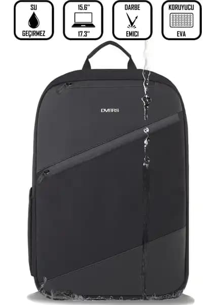 D'Vers 17.3-15.6 inç Darbe Koruma ve Su Geçirmez Laptop Sırt Çantası İncelemesi
