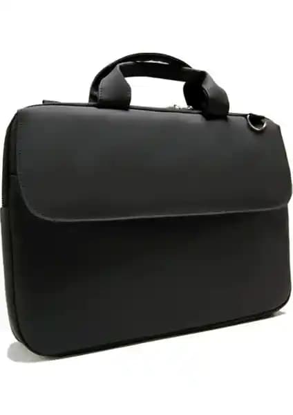 D'Vers Siyah MacBook 15.6 İnç Darbeye Karşı Koruma Sağlayan Laptop Çantası