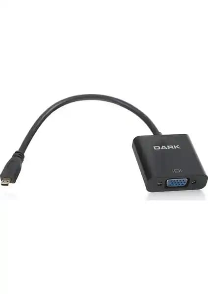 Dark Micro HDMI V1.4 to VGA Dönüştürücü ile Yüksek Kaliteli Görüntü Aktarımı