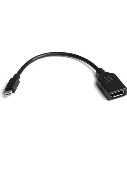 Dark Mini Display Port - Display Port (Dişi) adaptörü yüksek çözünürlük ve çoklu ekran desteği sağlayan bağlantı çözümü