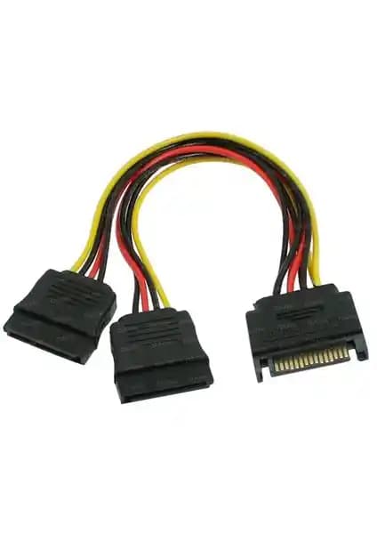 Dark P202 15Pin SATA 2x15Pin Dönüştürücü Kablo Yüksek Performanslı Bağlantı Çözümü