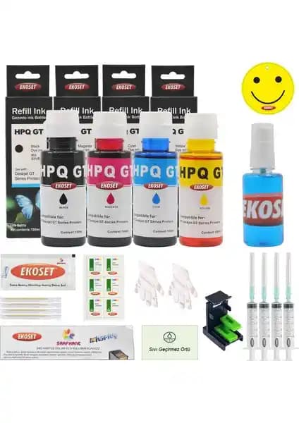 Ekoset HP Uyumlu Kartuş Dolum Seti: Ekonomik ve Yüksek Performanslı Baskı Çözümü