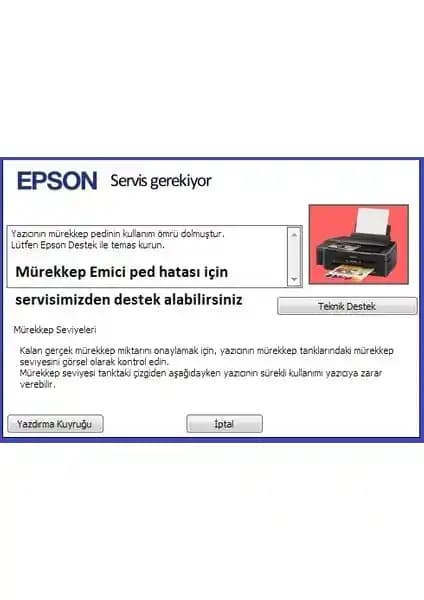 Emeks Epson Mürekkep Ped Reset Programı: Çok Model Uyumu ve Kullanım Kolaylığı