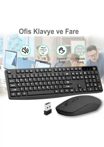 Emtu Life SC601 Kablosuz Klavye ve Mouse Seti: Modern ve Ergonomik Ofis Çözümü