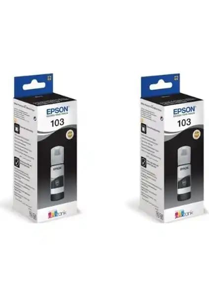Epson 103 L3111 2'li Siyah Orijinal Mürekkep Kartuşu Yüksek Kalite ve Güvenilirlik